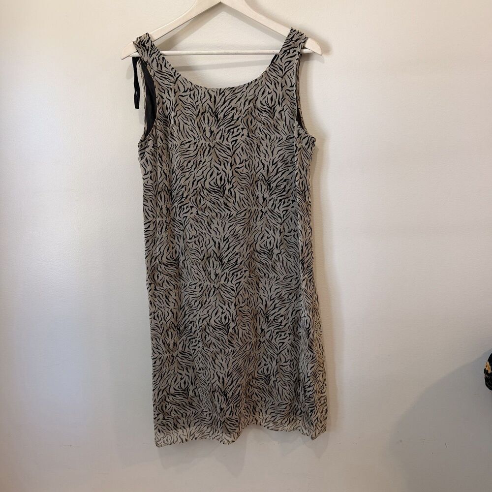 Vintage Robbie Bee Petite Women’s 100% Silk Sleeveless Dress Size 12